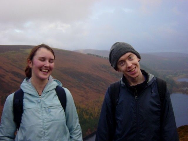 Dave tries to lay his head on the distant hills
